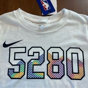 New Nike Denver Nuggets 5280 Shirt, YOUTH sizes Medium and Large Available